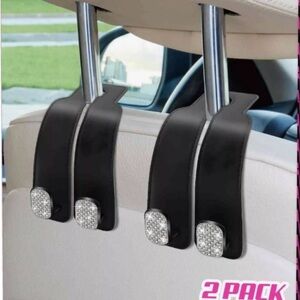 Car Seat Headrest Hooks with Rhinestones 🧩